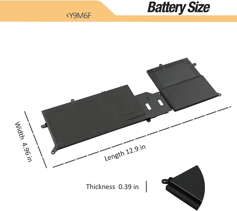 DELL Y9M6F - Y9M6F Genuine Original  Laptop Notebook Battery
