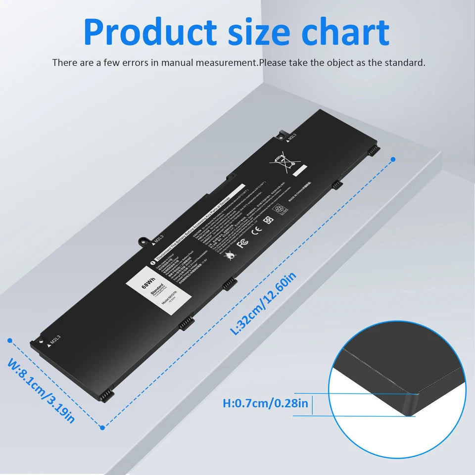 DELL MV07R – MV07R Genuine Original Laptop Notebook Battery