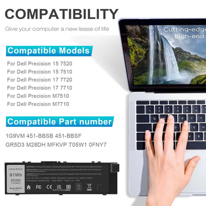 DELL MFKVP – MFKVP Genuine Original Laptop Notebook Battery