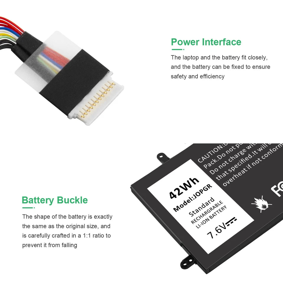 DELL 0X16TW FTG78 NYPKP FTH6F	 - J0PGR Genuine Original Laptop Notebook Battery