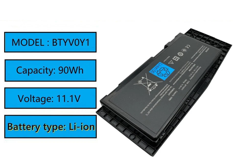 DELL Alienware M17X - BTYVOY1 Genuine Original Laptop Notebook Battery