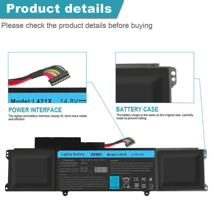 DELL XPS 14 Ultrabook - 4RXFK Genuine Original Laptop Notebook Battery