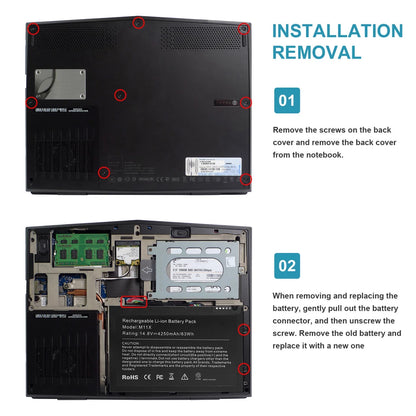DELL PT6V8 - PT6V8 Genuine Original  Laptop Notebook Battery