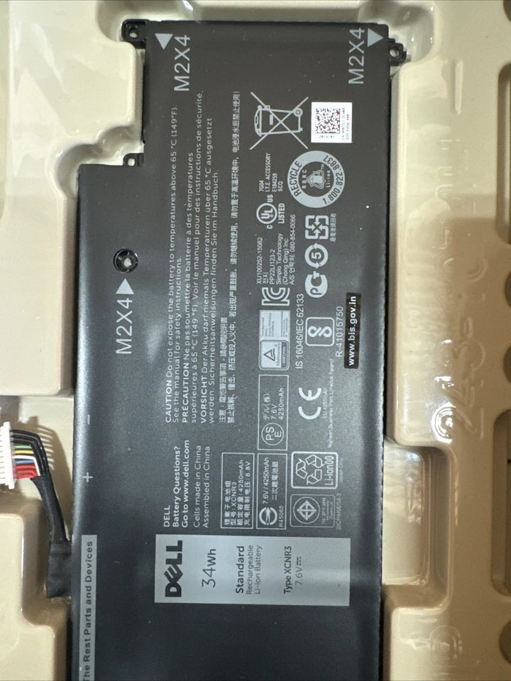 DELL WY7CG 0WY7CG 0MH25J CV4PN- XCNR3 Genuine Original Laptop Notebook Battery