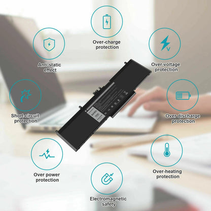 DELL WJ5R2 - WJ5R2 Genuine Original  Laptop Notebook Battery