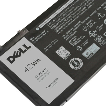 DELL 08YPRW HJPTM V6F6K 2R9W6 4P6H5 1RH5X - WDXOR Genuine Original Laptop Notebook Battery