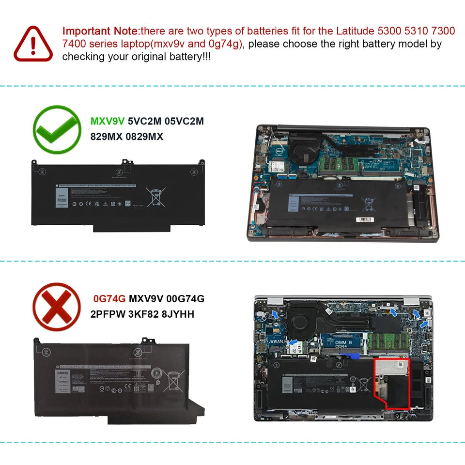 DELL MXV9V - MXV9V Genuine Original  Laptop Notebook Battery