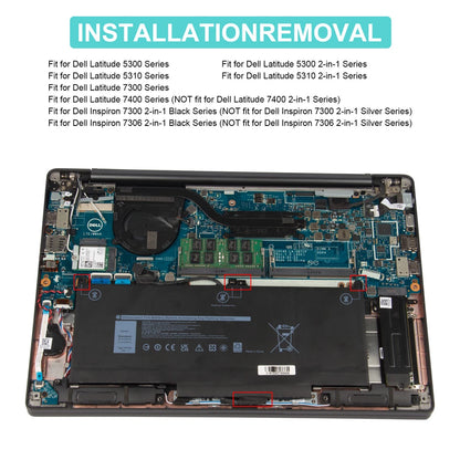 DELL MXV9V - MXV9V Genuine Original  Laptop Notebook Battery