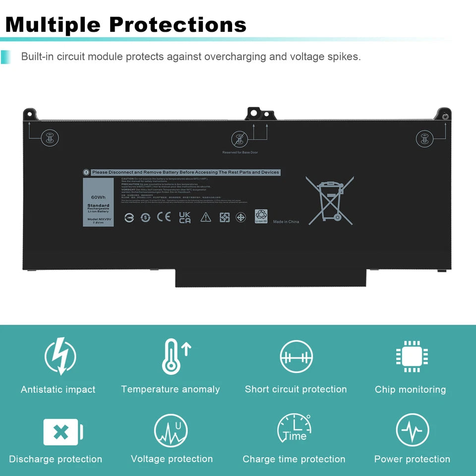 DELL MXV9V - MXV9V Genuine Original  Laptop Notebook Battery