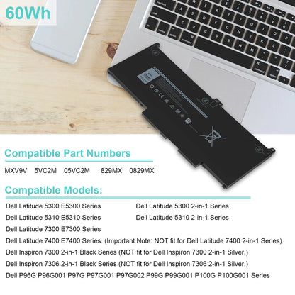 DELL MXV9V - MXV9V Genuine Original  Laptop Notebook Battery