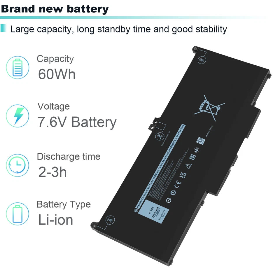 DELL MXV9V - MXV9V Genuine Original  Laptop Notebook Battery