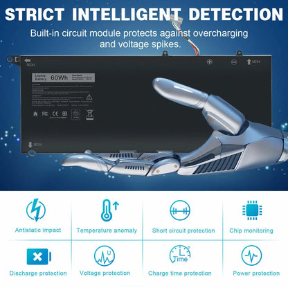 DELL XPS 13 9360 - PW23Y Genuine Original  Laptop Notebook Battery