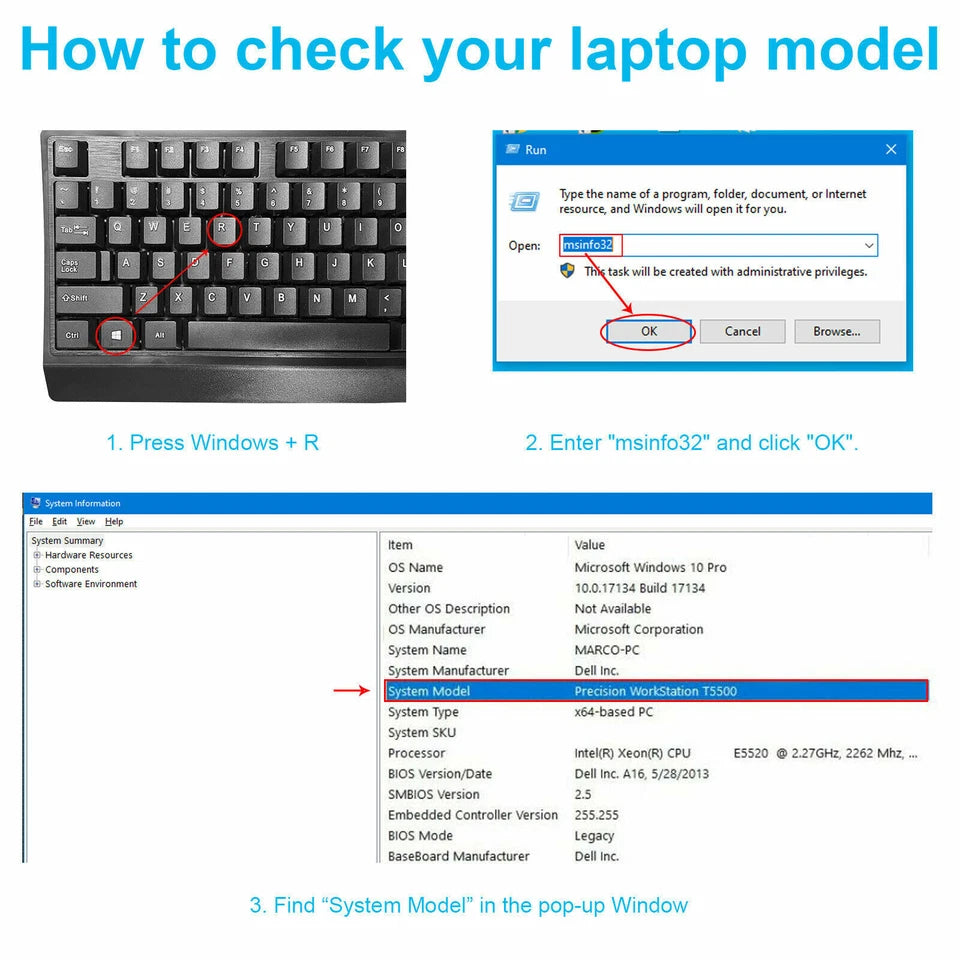 DELL G91J0 - G91J0 Genuine Original  Laptop Notebook Battery
