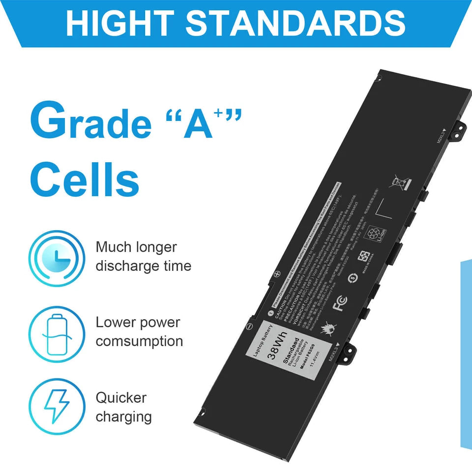 DELL F62G0 - F62G0 Genuine Original  Laptop Notebook Battery