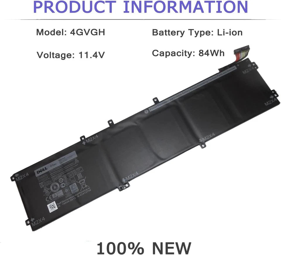 DELL 4GVGH – 4GVGH Genuine Original Laptop Notebook Battery