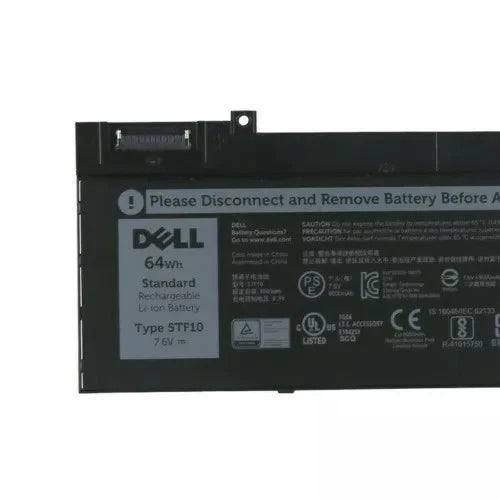 DELL 0H6K6V NYFJH 5TF10 FY2VW – 5TF10 Genuine Original Laptop Notebook Battery