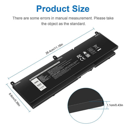 DELL PKWVM – PKWVM Genuine Original Laptop Notebook Battery