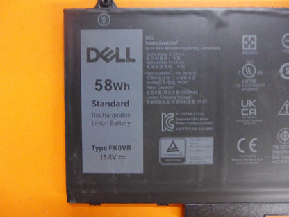 DELL 08H6WD 293F1	404T8 O8P81K FK0VR	 OY86WG – FK0VR Genuine Original Laptop Notebook Battery