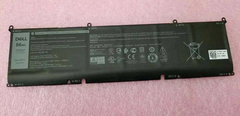 DELL XPS 9510 - 69KF2 Genuine Original  Laptop Notebook Battery