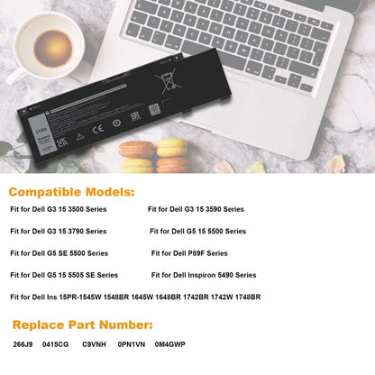 DELL G5 5505 - 266J9 Genuine Original  Laptop Notebook Battery