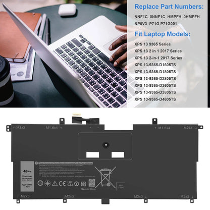 DELL NNF1C - NNF1C Genuine Original  Laptop Notebook Battery