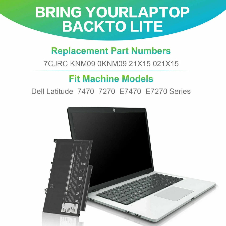 DELL 7CJRC - 7CJRC Genuine Original  Laptop Notebook Battery