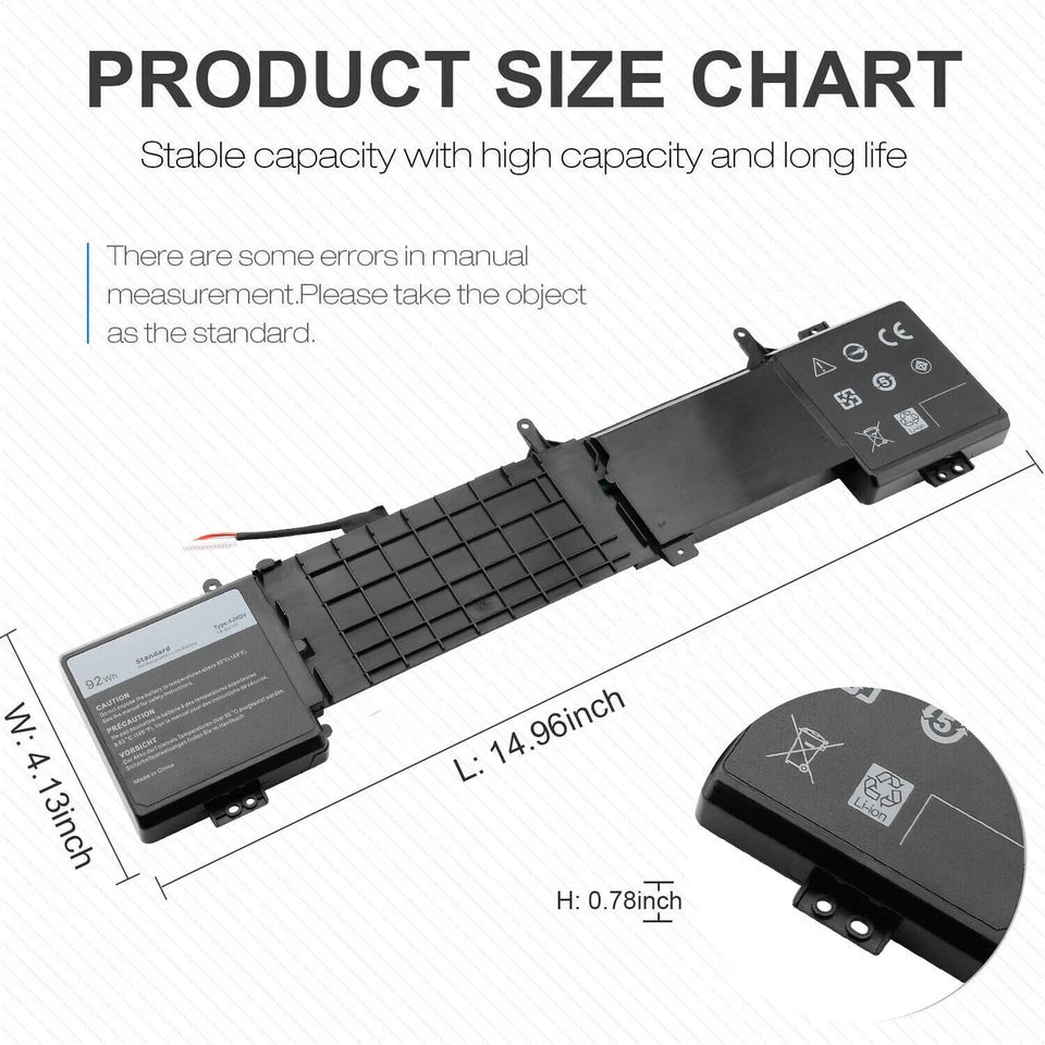 DELL 6JHDV  - 6JHDV Genuine Original  Laptop Notebook Battery