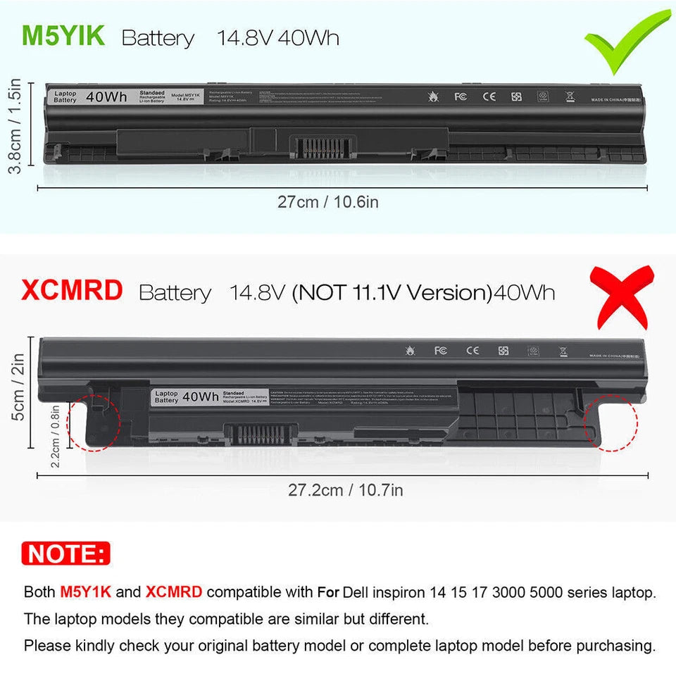 DELL M5Y1K - M5Y1K Genuine Original  Laptop Notebook Battery