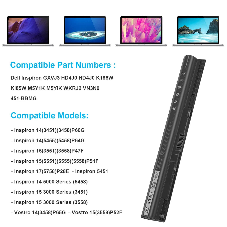 DELL M5Y1K - M5Y1K Genuine Original  Laptop Notebook Battery