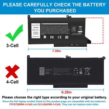 DELL DJ1J0 - DJ1J0 Genuine Original  Laptop Notebook Battery