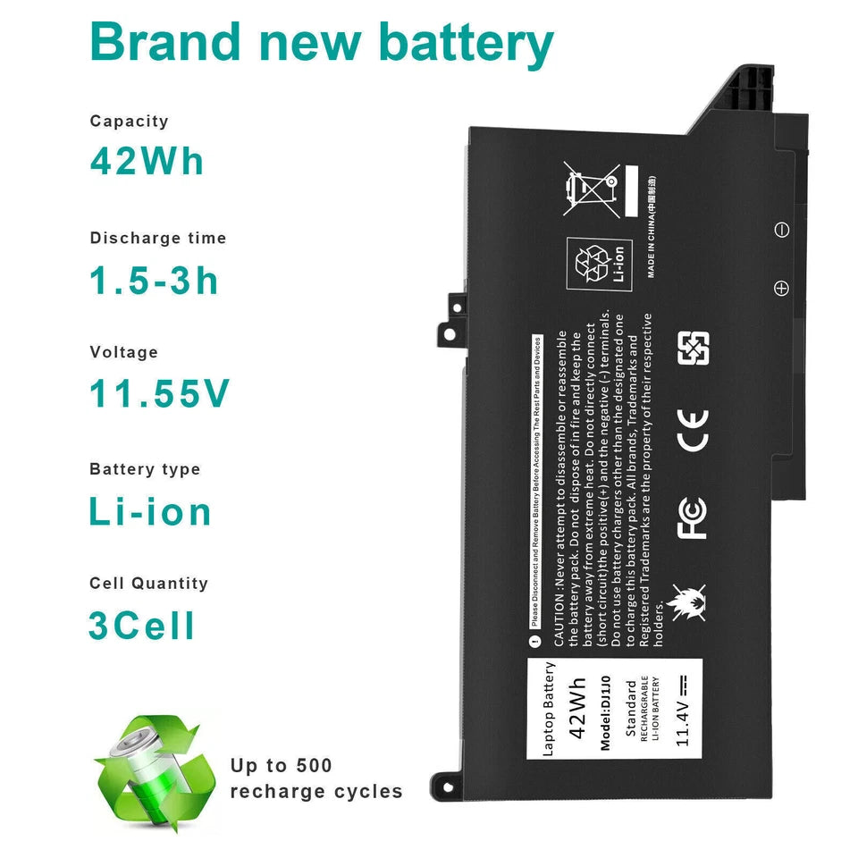 DELL DJ1J0 - DJ1J0 Genuine Original  Laptop Notebook Battery