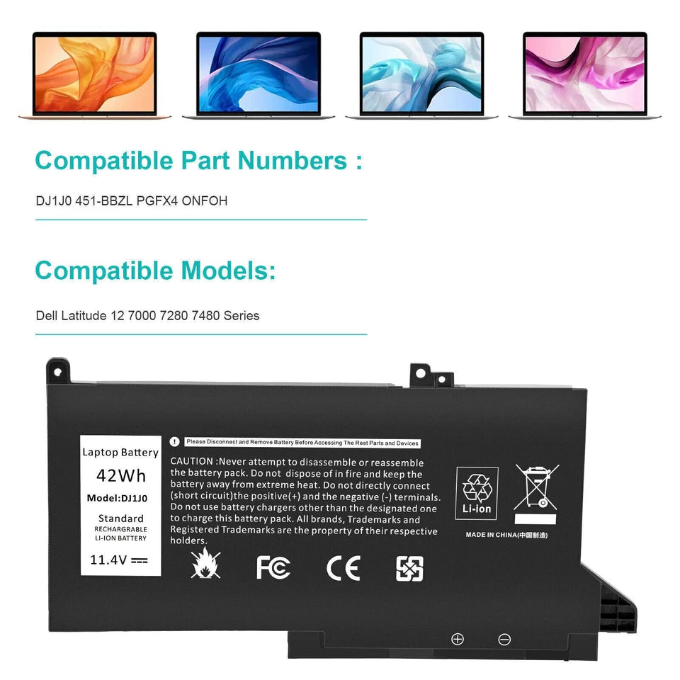 DELL DJ1J0 - DJ1J0 Genuine Original  Laptop Notebook Battery