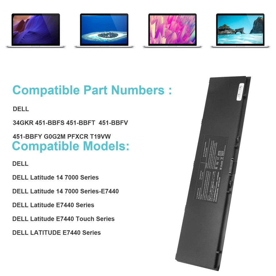 DELL 34GKR - 34GKR Genuine Original  Laptop Notebook Battery