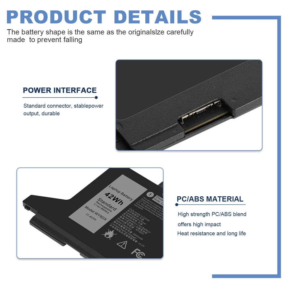 DELL WY9DX - WY9DX Genuine Original  Laptop Notebook Battery
