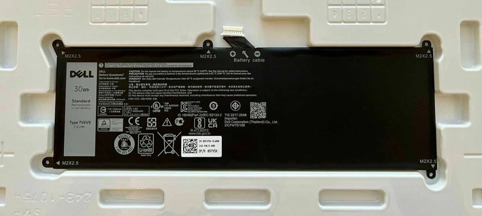 DELL 7VKV9 - 7VKV9 Genuine Original  Laptop Notebook Battery