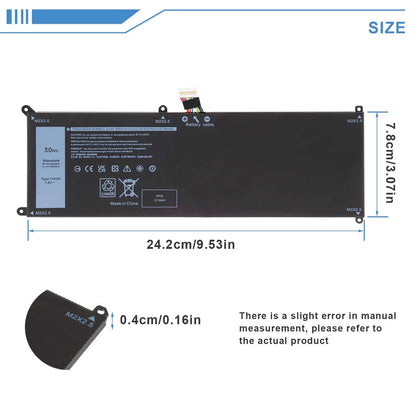 DELL 7VKV9 - 7VKV9 Genuine Original  Laptop Notebook Battery