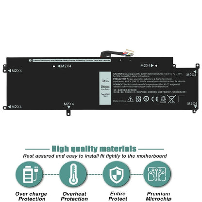 DELL WY7CG 0WY7CG 0MH25J CV4PN- XCNR3 Genuine Original Laptop Notebook Battery