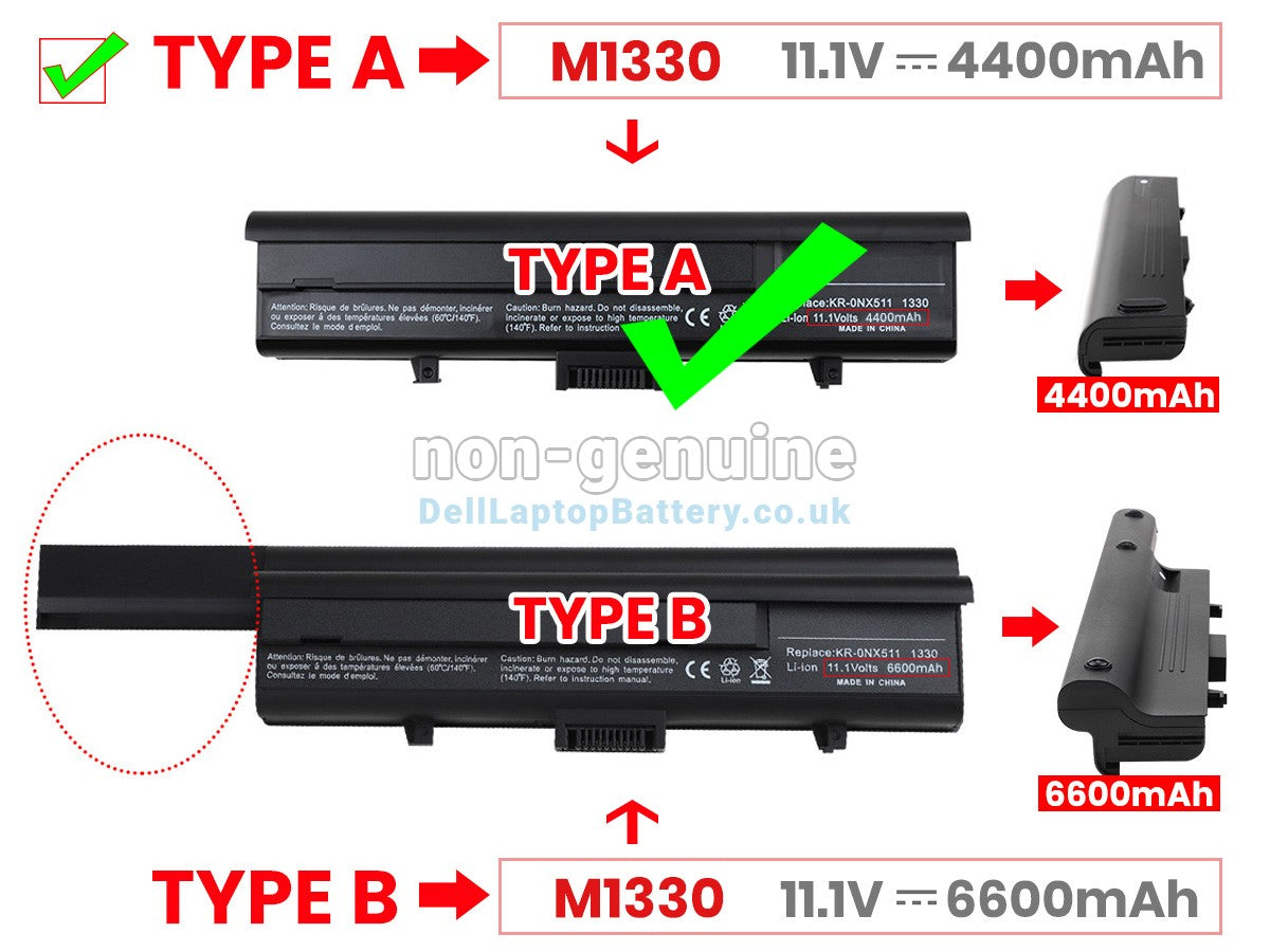 DELL WR050 - WR050 Genuine Original  Laptop Notebook Battery